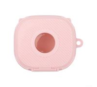 Funda protectora para Powerbeats Fit, carcasa de ABS a prueba de golpes con mosquetón, soporte para auriculares, carcasa rígida compacta para Beats Fit Pro, negro, gris, naranja (rosa)