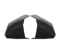 Funda Protectora para Punteras de Patines, Cuero Negro, 4 Orificios | Accesorio Fijo para Roller Skates y Skating Shoes, Cubre Cabezas, Par de Repuesto, Diseño Negro