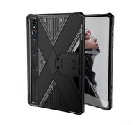 Funda protectora para RedMagic Astra/Tablet 3 Pro, funda flexible con esquina de cojín de aire, antiarañazos, soporte plegable integrado (negro)