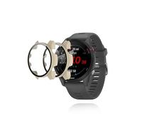 Funda protectora para reloj inteligente Garmin Forerunner 255/255S - Carcasa rígida de policarbonato con protector de pantalla de vidrio templado, diseño integrado para la máxima protección del reloj