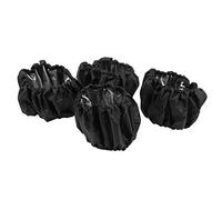 Funda protectora para rueda de cochecito de bebé, 4 unidades, a prueba de polvo, cubierta protectora de neumáticos para uso en exteriores (S-negro)