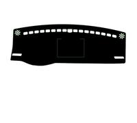 Funda Protectora para Salpicadero De Coche De Cuero Y Fibra De Carbono para Caddy 2016-2018 Accesorios Interior Coche(Black Red)