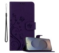 Funda protectora para Samsung Galaxy S25 Ultra Estuche Floral Magnético Carcasa
