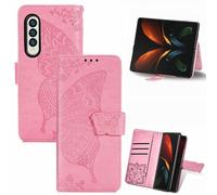 Funda Protectora Para Samsung Galaxy Z FOLD3 5G Cubierta Bolsa Estuches Rosa
