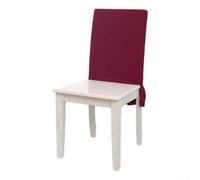 Funda protectora para silla, 40 cm de ancho, protección para respaldo | Asiento suave y elástico, protege contra arañazos, 50 cm de altura, color burdeos para beige y blanco (borgoña)
