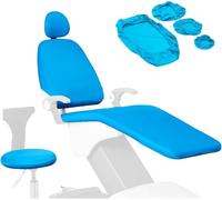 Funda protectora para silla de unidad dental, Funda Elástica de Spandex para Sillón Dental, Funda Protectora Elástica para Sillón Dental, Equipo Dentista, Lavable 4Pzs/Set(Multi-colored)