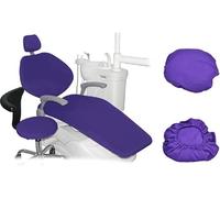 Funda Protectora Para Silla Dental, 4Pcs/Set Tattoo Chair Protectors, Stretch Spandex Dental Chair Seat Cover Funda Protectora Elástica Funda Protectora Equipo Dentista(Pink)