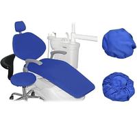 Funda Protectora Para Silla Dental, 4Pcs/Set Tattoo Chair Protectors, Stretch Spandex Dental Chair Seat Cover Funda Protectora Elástica Funda Protectora Equipo Dentista(Blue)
