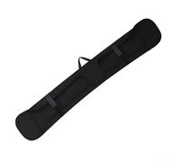 Funda protectora para snowboard y esquís y snowboard, ajuste elástico, bolsa de almacenamiento ligera, color negro (136 x 26 cm)