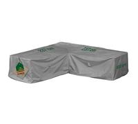 Funda protectora para sofá esquinero de jardín | 237 x 237 x 80 cm | Poliéster tejido Oxford 600D, color: gris