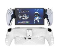 Funda Protectora para Sony Playstation Portal, con Soporte, TPU Gaming Console Controller Sleeve Skin,Game Machine Grip Shell Caso,Anti-arañazos y absorción de Golpes (Blanco)