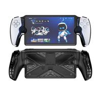 Funda Protectora para Sony Playstation Portal, con Soporte, TPU Gaming Console Controller Sleeve Skin,Game Machine Grip Shell Caso,Anti-arañazos y absorción de Golpes (Negro)