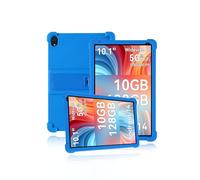 Funda protectora para tablet Ainmel 107 de 10.1 pulgadas, de silicona suave y agradable a la piel con soporte ajustable (azul)