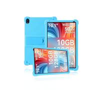 Funda protectora para tablet Ainmel 107 de 10.1 pulgadas, de silicona suave y agradable a la piel con soporte ajustable (azul claro)