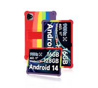 Funda protectora para tablet ALLDOCUBE iPlay60 Pro de 11 pulgadas, funda de silicona suave para IPLAY 60Pro con soporte antideslizante, a prueba de golpes y caídas, arcoíris