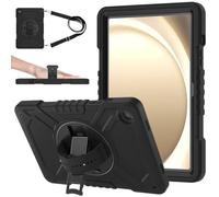 Funda protectora para tablet compatible con Samsung Galaxy Tab A9 Plus 2023 SM-X210/SM-216/SM-X218 de 11 pulgadas, funda protectora de tres capas a prueba de golpes, PC + funda protectora de silicona