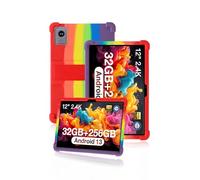 Funda protectora para tablet DOOGEE T20 Ultra de 12 pulgadas, funda de silicona suave con soporte antideslizante, a prueba de golpes y resistente a las caídas, arcoíris