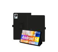 Funda protectora para tablet DOOGEE T30S 2025 de 11 pulgadas, funda para tablet Android 14 con soporte, función anticaídas y diseño resistente a los arañazos, elegante y simple, color negro