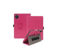 Funda protectora para tablet DOOGEE U11 de 11 pulgadas Android 14 con correa de mano, soporte y función anticaídas, diseño elegante y simple, rosa