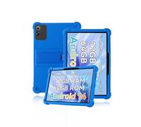 Funda protectora para tablet Freeski UKA10L02 de 10 pulgadas 2025, funda de silicona suave agradable a la piel con soporte ajustable (azul)