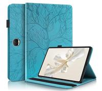 Funda protectora para tablet Honor Pad 9 de 12.1 pulgadas, de piel sintética, con tapa tipo cartera, funda protectora con ranura para tarjetas, protección resistente (azul)