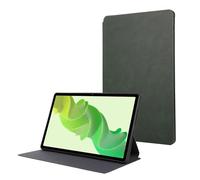 Funda protectora para tablet Realme Pad 2 de 11.5 pulgadas 2023, funda protectora delgada de cuero para negocios, visualización multiángulo, protección resistente (verde)