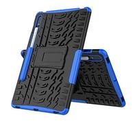 Funda protectora para tablet Samsung Galaxy Tab S9 de 11 pulgadas 2023 X710/X716B/X718U, textura de neumático, a prueba de golpes, TPU + PC, funda protectora con asa plegable, protección resistente
