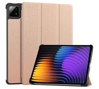 Funda protectora para tableta Xiaomi Pad 7/Pad 7 Pro de 11.2 pulgadas 2024, funda ultrafina con tapa con función de reposo/encendido automático y soporte para tablet Xiaomi Pad 7 (oro rosa)