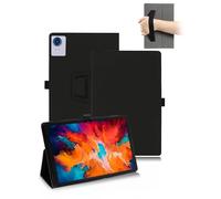 Funda protectora para tabletas ALLDOCUBE iPlay 60 mini de 8.4 pulgadas Android 14 con correa de mano, soporte y función anticaídas, diseño elegante y simple, color negro