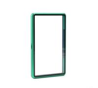 Funda protectora para tarjeta de PSA Graded Card de aluminio y vidrio templado, resistente almacenamiento para tarjetas deportivas, funda compacta de 14,2 x 8 x 1 cm (verde)