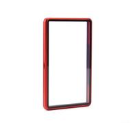 Funda protectora para tarjetas clasificadas PSA con aleación de aluminio y vidrio templado, diseñada para mantener las tarjetas seguras y mostradas para coleccionistas (rojo)