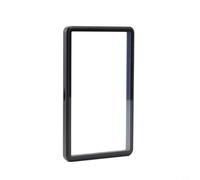 Funda protectora para tarjetas de grado PSA de aleación de aluminio y vidrio templado, funda resistente a los golpes para tarjetas deportivas, elegante funda de visualización 14,2 x 8 x 1 cm, negro
