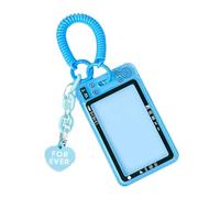 Funda protectora para tarjetas fotográficas de dibujos animados, funda de agua, soporte para tarjetas fotográficas, para 1 o 2 tarjetas para estudiantes y niñas