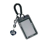 Funda protectora para tarjetas fotográficas de dibujos animados, funda de agua, soporte para tarjetas fotográficas, para 1 o 2 tarjetas para estudiantes y niñas