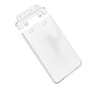 Funda protectora para tarjetas, portatarjetas para tarjetas de crédito, suministros de oficina escolar para estudiantes, insignia con nombre