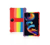 Funda protectora para TCL NXTPAPER 11 Plus 11.5 pulgadas 2025 más reciente, yystao Funda de silicona suave para niños compatible con TCL NXTPAPER 11 Plus, soporte ajustable (arcoíris)