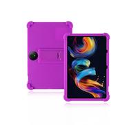 Funda protectora para TCL NXTPAPER 11 Plus 11.5 pulgadas 2025 más reciente, yystao Funda de silicona suave para niños compatible con TCL NXTPAPER 11 Plus, soporte ajustable (Morado)