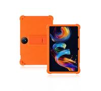 Funda protectora para TCL NXTPAPER 11 Plus de 11.5 pulgadas 2025 más reciente, yystao Funda de silicona suave para niños compatible con TCL NXTPAPER 11 Plus, soporte ajustable (naranja)
