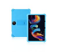 Funda protectora para TCL NXTPAPER 11 Plus de 11.5 pulgadas 2025 más reciente, yystao Funda de silicona suave para niños compatible con TCL NXTPAPER 11 Plus, soporte ajustable (Azul azur)
