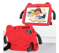 Funda protectora para TCL Tab NXTPAPER de 11 pulgadas (2023)/Tab 11 pulgadas 9466x, ligera EVA PC, apta para niños, a prueba de golpes, con asa y correa para el hombro (rojo)