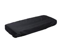 Funda Protectora para Teclado de Piano Electrónico de 61 Teclas | Ajuste Elástico Cordón Regulable, Tela Negra Plegable, para Sintetizadores y Pianos Digitales