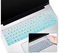 Funda protectora para teclado Lenovo IdeaPad 5 de 15.6 pulgadas, ideaPad Flex 5 15IIL05, ideaPad 3i 15, Lenovo Yoga 7i 15ITL5, Yoga Slim 7 15IIL05, Lenovo ThinkBook 15 G2 G3 15P, color menta gradual +