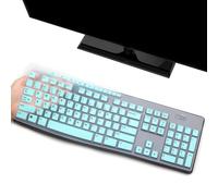 Funda protectora para teclado Logitech MK275 MK270, Logitech K200 K260 K270 MK200 MK260 Ultra Thin Desktop PC Silicone Keyboard Cover-HotBlue