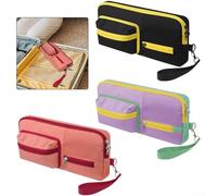 Funda protectora para teclado y mouse Logitech PopKeys de tela impermeable y diseño portátil perfecto para viajeros (rojo)