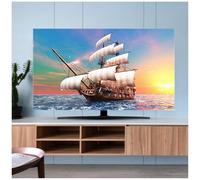 Funda Protectora para Televisores De 32 A 80 Pulgadas con Diseño De Paisaje Marino, Fabricada En Poliéster, A Prueba De Polvo, Ideal para Televisores LED y LCD con Soporte,1,58~60in(140 * 85cm)