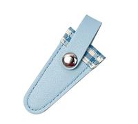 Funda protectora para tijeras de piel sintética, funda protectora para tijeras de color, funda de celosía de color para evitar que se caiga, funda de tijeras de costura colorida, funda portátil para