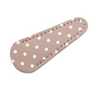 Funda protectora para tijeras de seguridad, diseño de lunares, bordado, tijeras de costura, bolsa protectora de almacenamiento, accesorios de jardín, adornos de resina, figuras (rosa profundo)