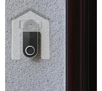 Funda Protectora para Timbre | Cubierta para Lluvia Transparente con Forma de casa | Protector contra la Lluvia Resistente a la Intemperie para cerraduras de Puertas, perillas de Puertas, timbres