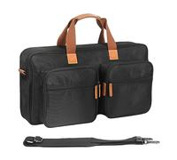 Funda protectora para tocadiscos sin cenizas, antiarañazos, con correa de gran capacidad, portátil, para reproductor de discos DJ Pioneer DJ DDJ-FLX4 DDJ-REV1, NEGRO, Casual