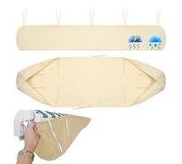 Funda Protectora Para Toldos Jardín Para Patio, Cubierta Protectora Contra La Intemperie, Bolsa De Almacenamiento Para Impermeables Invierno, Manual Cubierta Antipolvo Para Patio (4.5M,Beige)